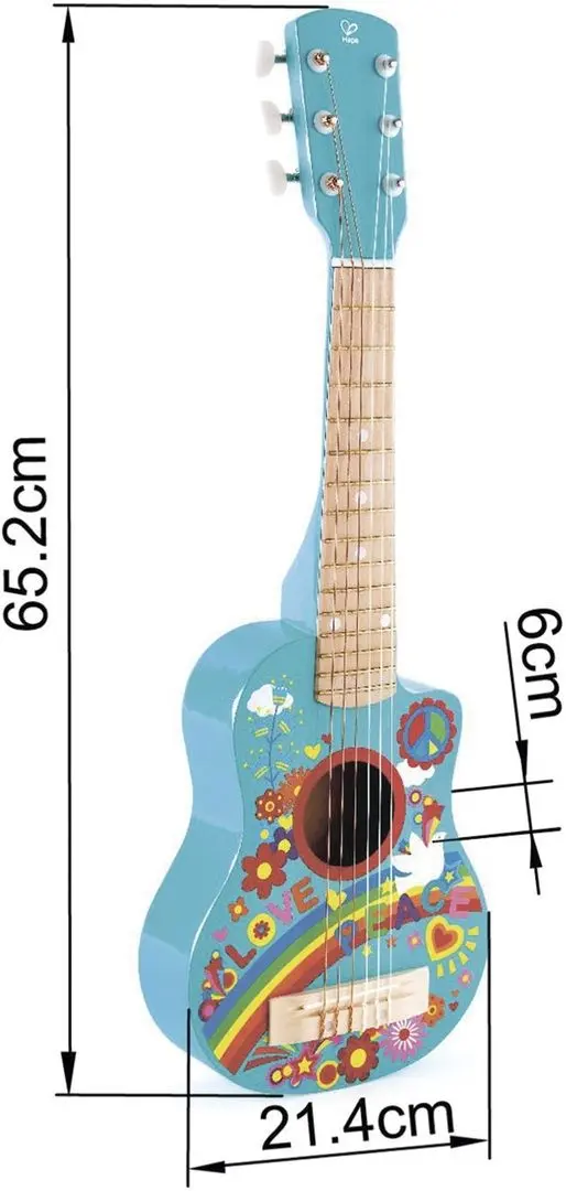 Детская гитара Hape Flower Power E0600
