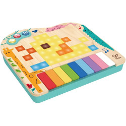Jucarie interactiva Hape Dynamic Pixel Piano (Wood/Green) Thumb