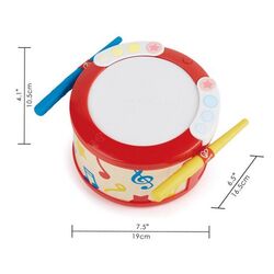 Jucarie muzicala Hape Drum E0620 (Red) Thumb