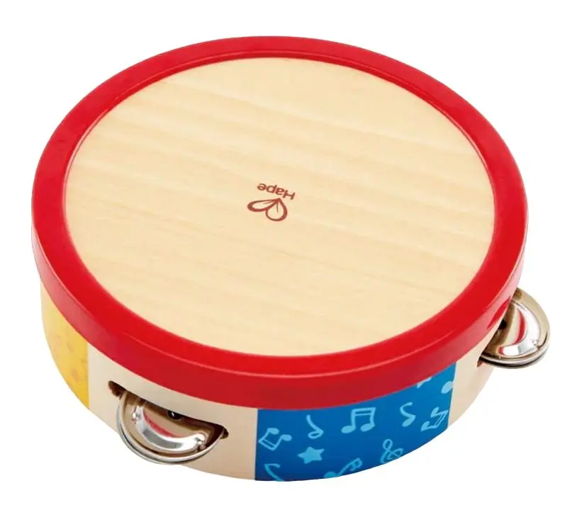 Jucarie muzicala Hape Tambourine E0607 (Multicolor)