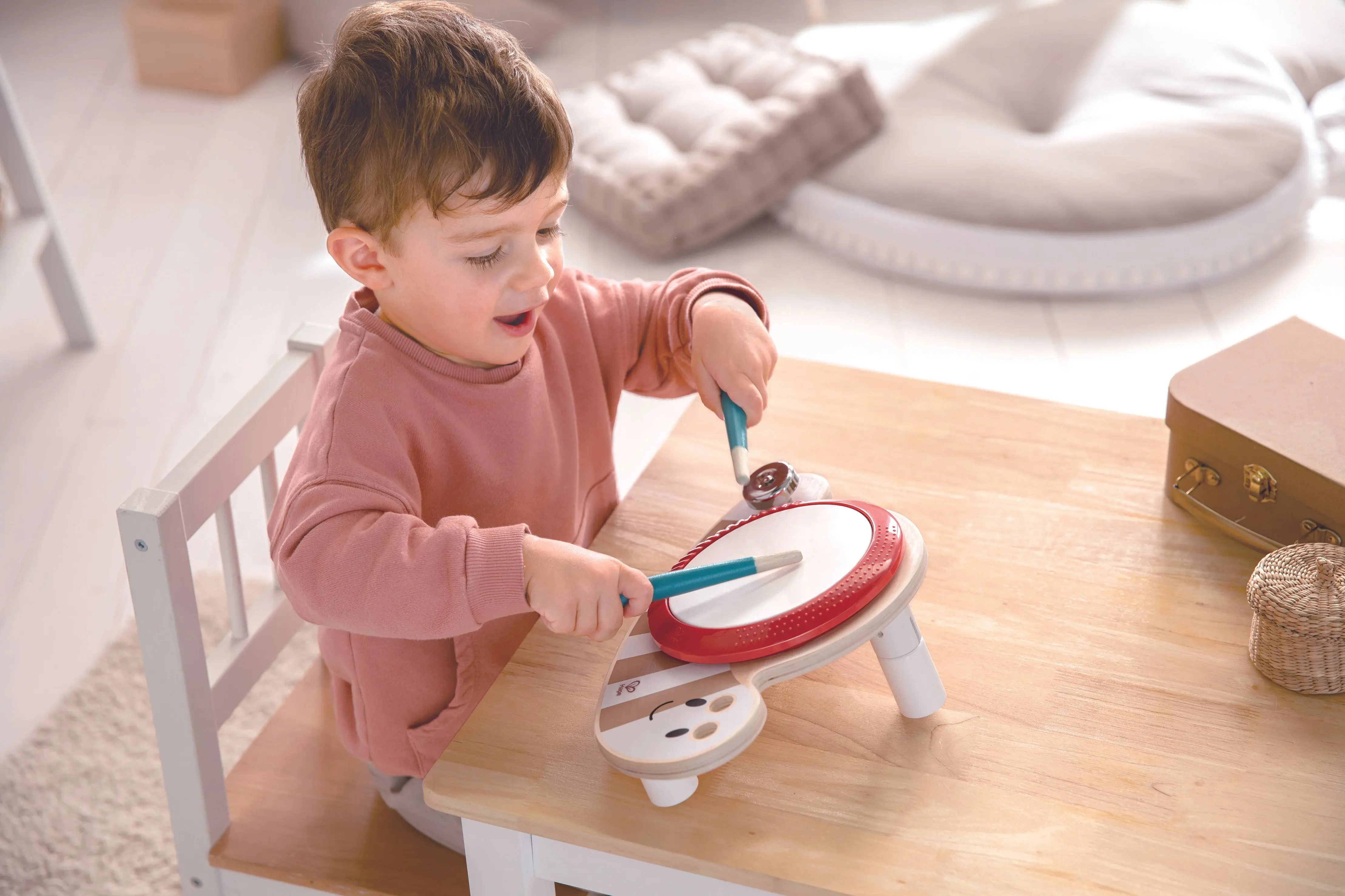 Jucarie muzicala Hape Drum Slug Dan E8532