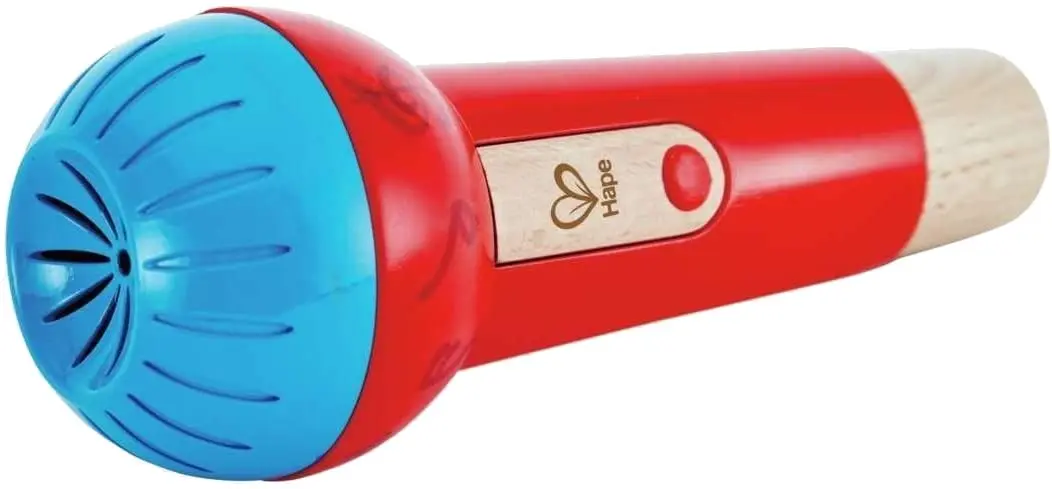 Jucărie muzicală Hape Microphone E0337 (Red/Blue)
