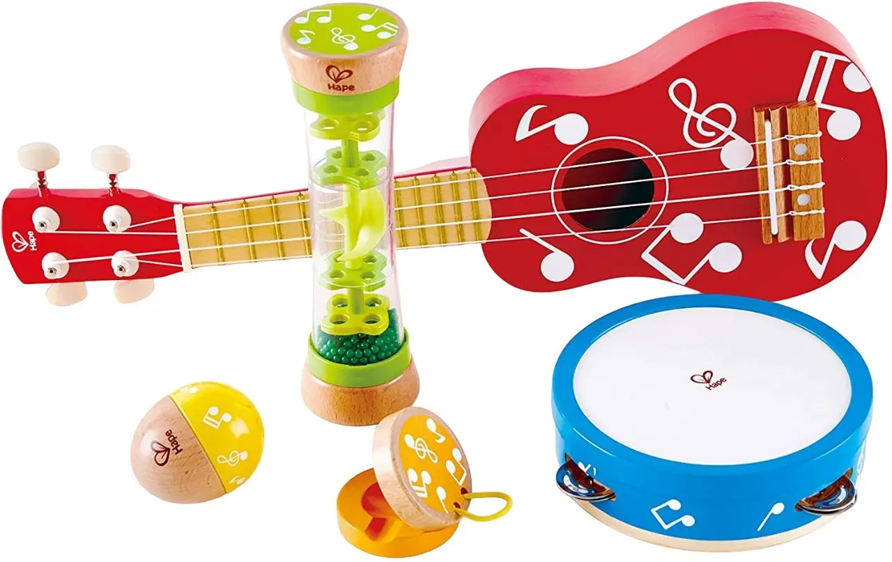 Набор музыкальных инструментов Hape Mini Band Set E0339 (Multicolor)