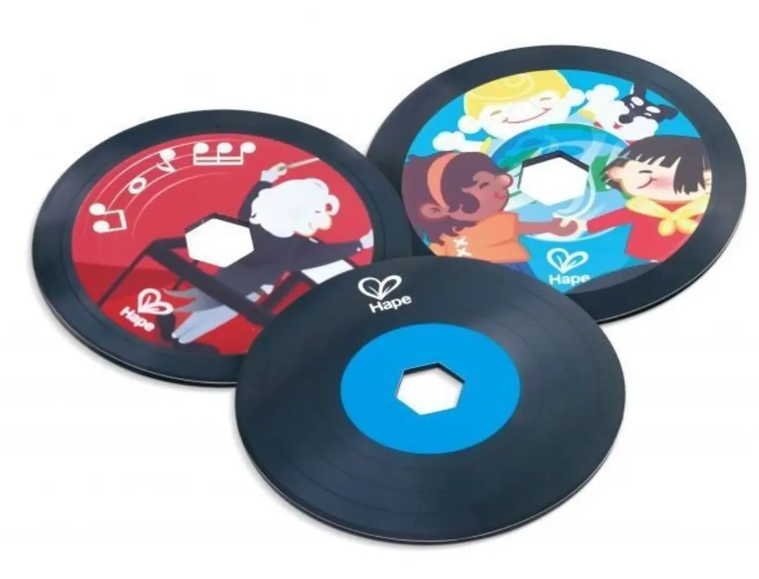 Fonograf Hape E0641 (Golden/Red)