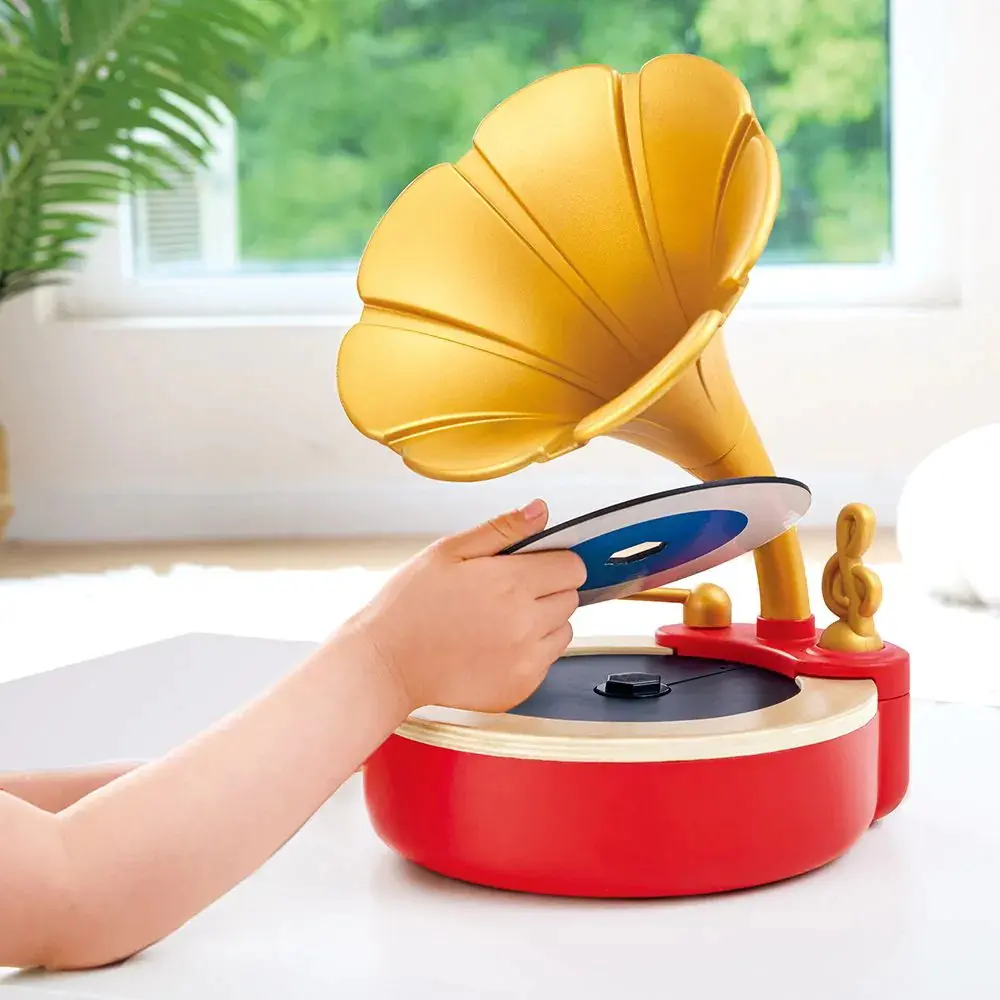 Fonograf Hape E0641 (Golden/Red)