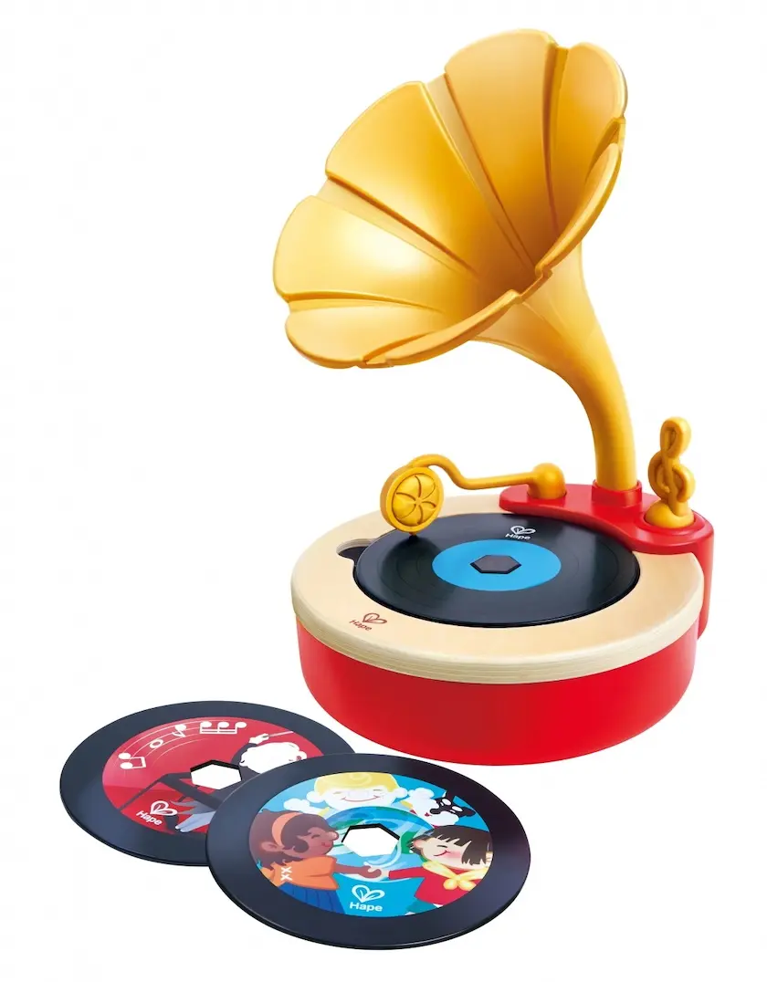 Fonograf Hape E0641 (Golden/Red)