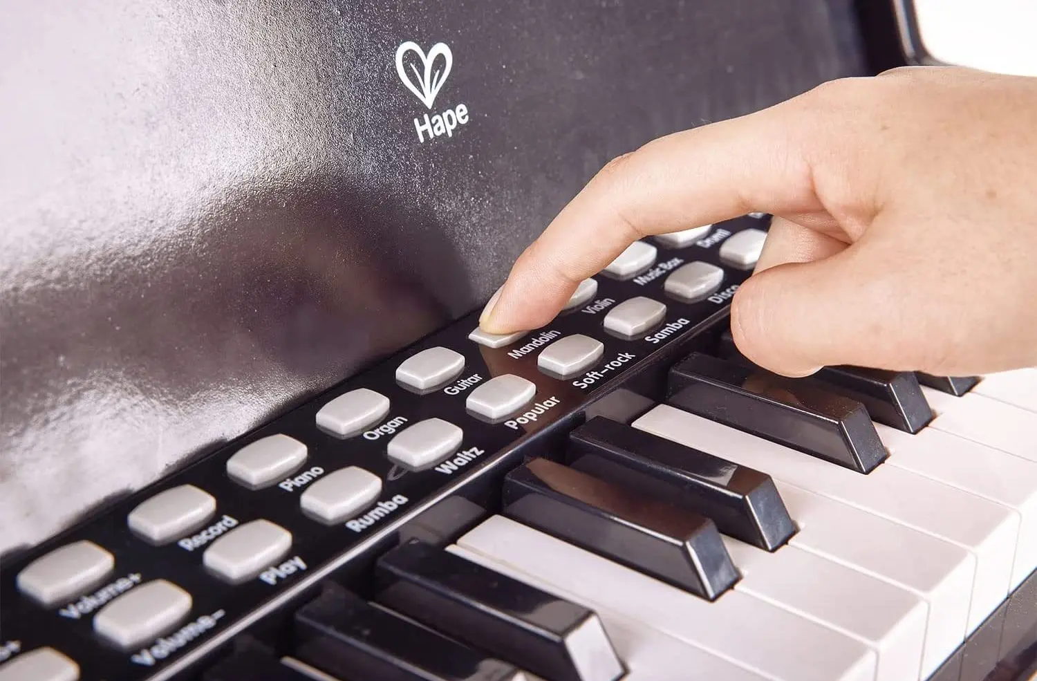 Пианино Hape Learn with Lights E0629 (Black)