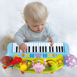 Jucarie muzicala + scaun Hola Toys Little Learners Piano Set (Multicolor) Thumb