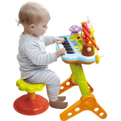 Jucarie muzicala + scaun Hola Toys Little Learners Piano Set (Multicolor) Thumb