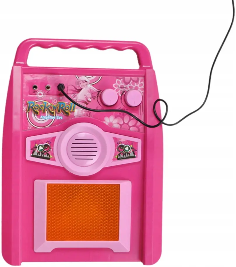 Гитара с микрофоном и усилителем Iso Trade 22407 (Pink)