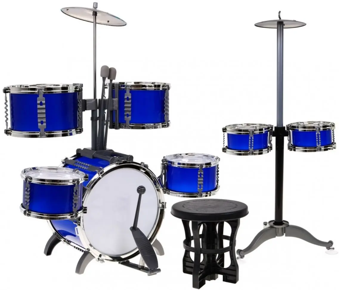 Tobe pentru copii Ramiz Jazz Drum N1 Series (Blue/Silver)