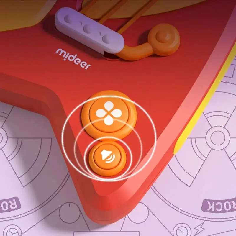 Chitara 4in1 Mideer MD1215-CT01 (Red)