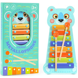 Xilofon Mideer Discover Fun Art Metallophone MD1092 (Blue) Thumb