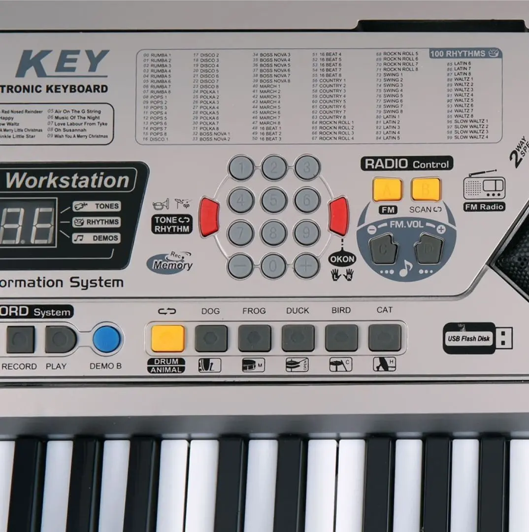 Sintetizator pentru copii MQ 001 UF (Grey)