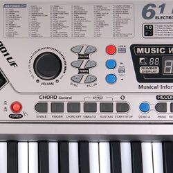 Sintetizator pentru copii MQ 001 UF (Grey) Thumb