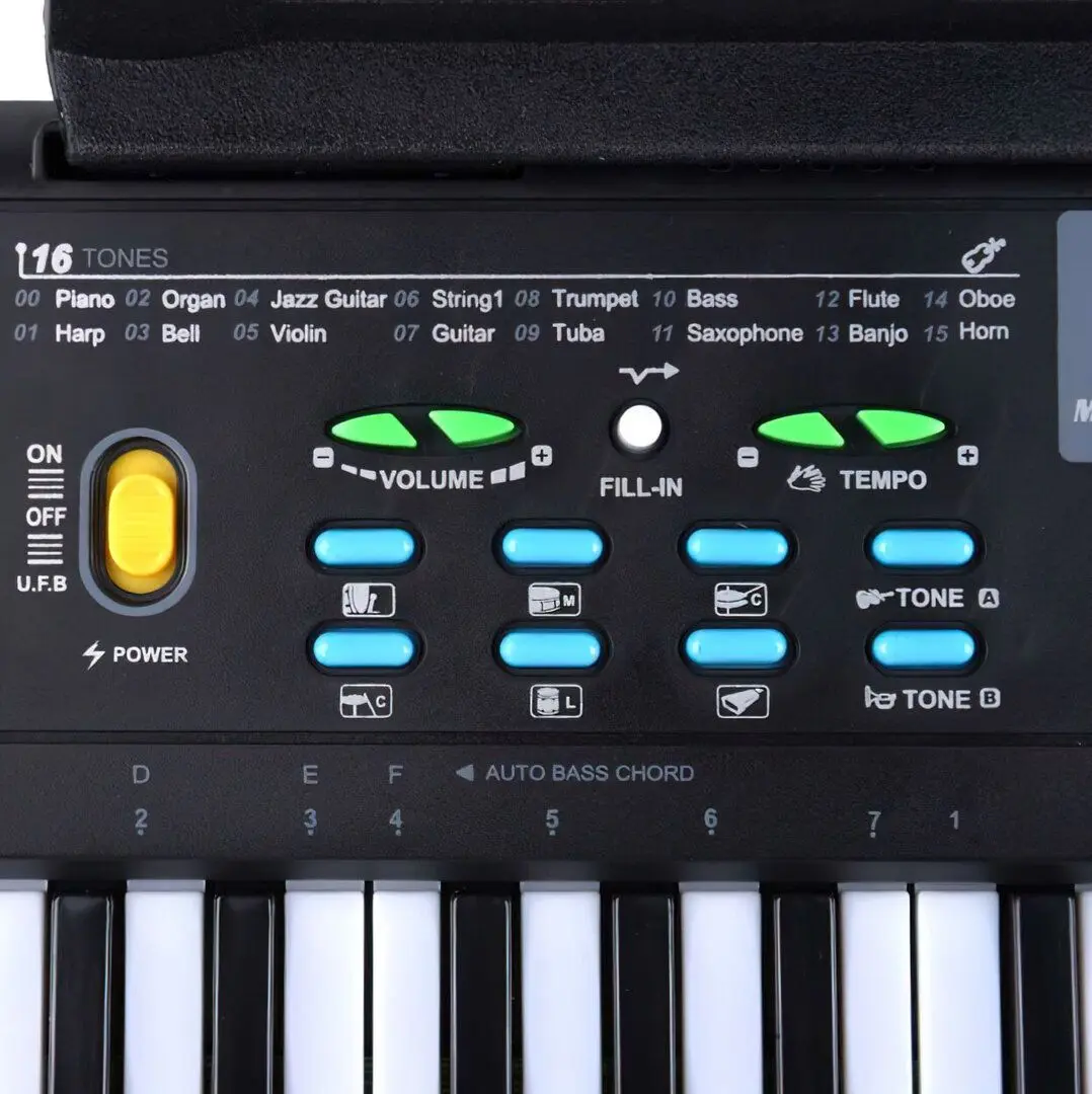 Sintetizator pentru copii MQ 605 UFB (Black)