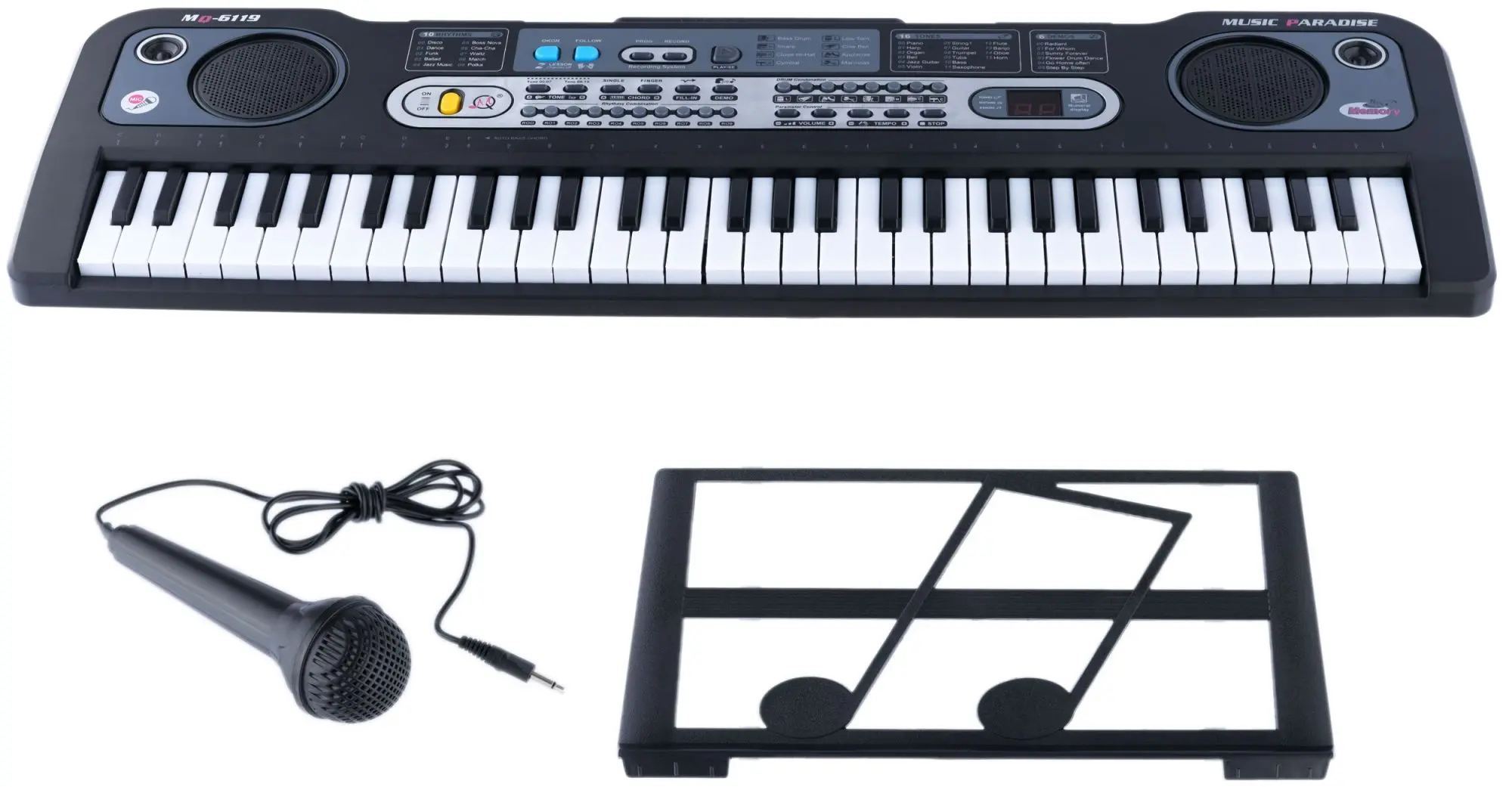 Sintetizator pentru copii MQ 6119 (Black)