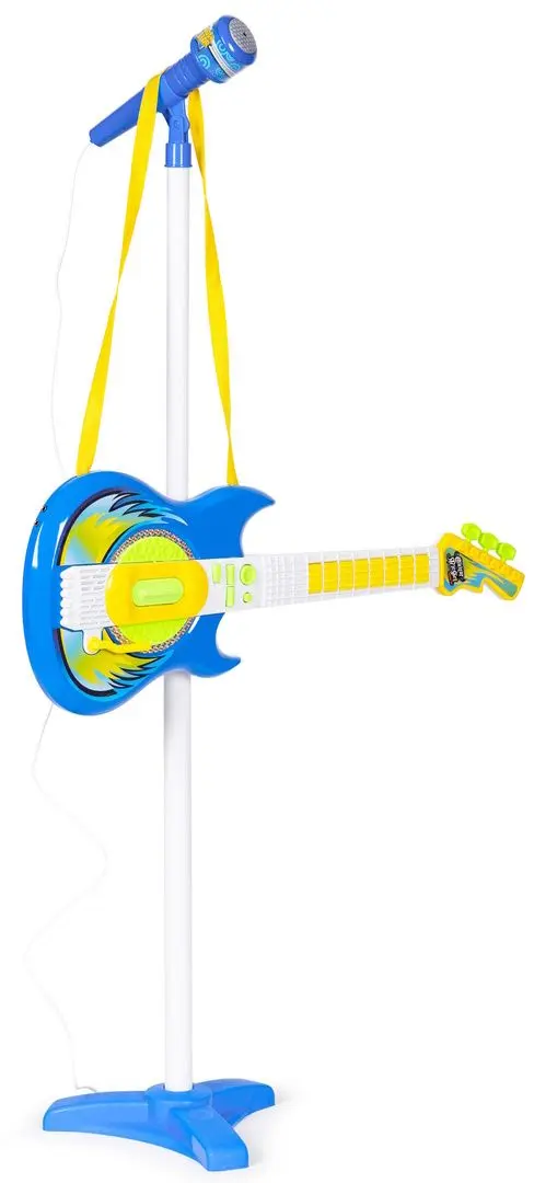 Chitara cu microfon Multistore HC342076 (Blue/Yellow)