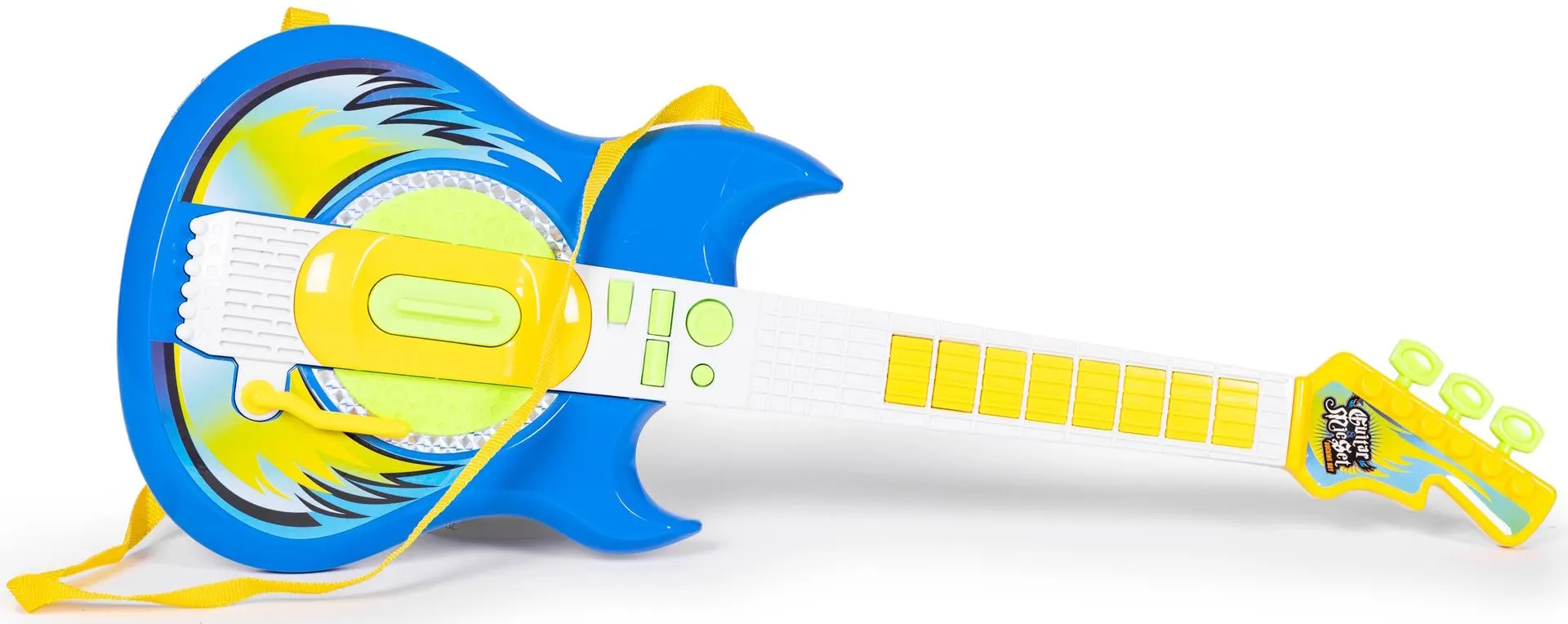 Chitara cu microfon Multistore HC342076 (Blue/Yellow)