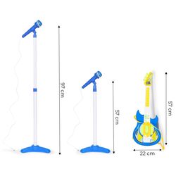 Chitara cu microfon Multistore HC342076 (Blue/Yellow) Thumb