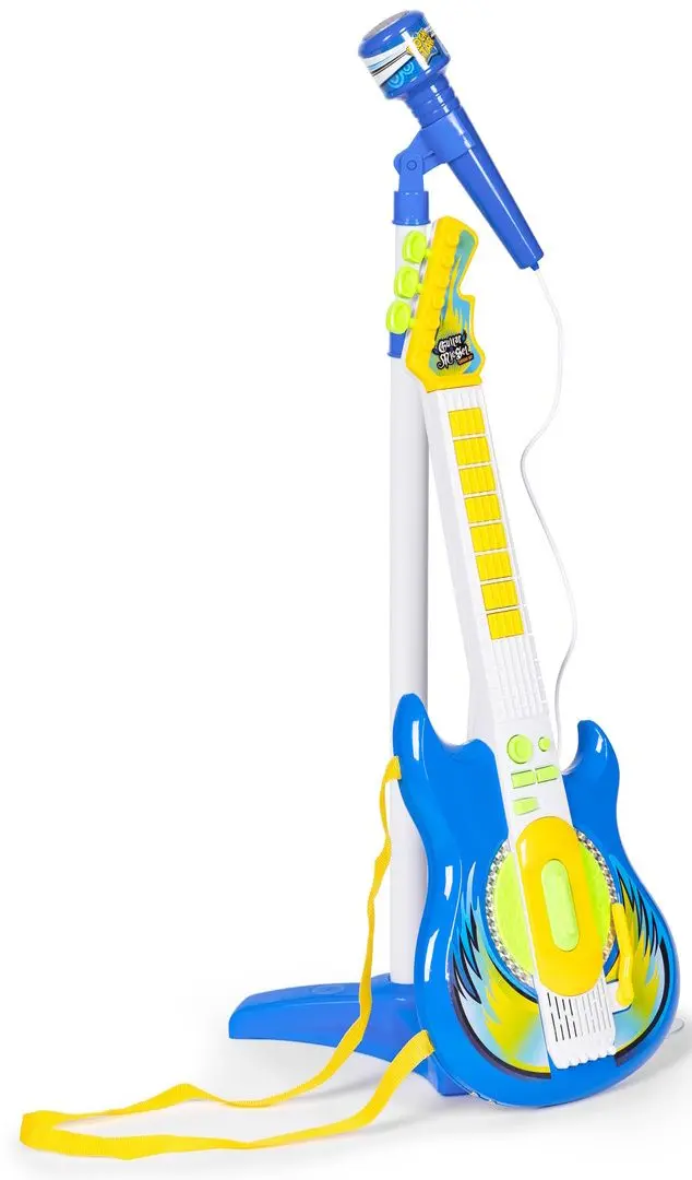 Chitara cu microfon Multistore HC342076 (Blue/Yellow)