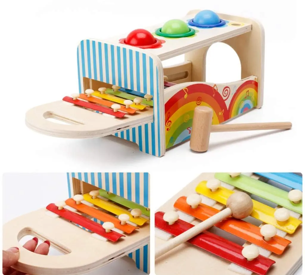 Набор музыкальных инструментов Rainbow Wooden Toy 5077 - 2