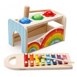 Набор музыкальных инструментов Rainbow Wooden Toy 5077