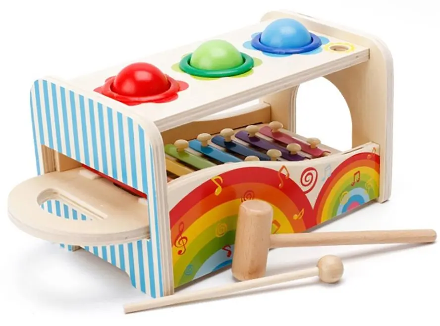 Набор музыкальных инструментов Rainbow Wooden Toy 5077 - 4