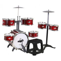 Tobe pentru copii Ramiz Drum Set 9008E-4 (Red)
