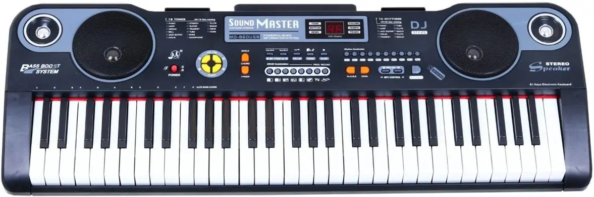 Детский синтезатор Ramiz MQ-860 USB (Black)