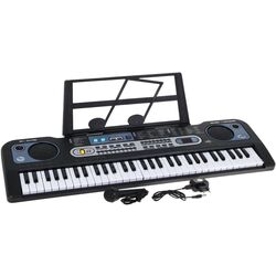 Sintetizator cu microfon pentru copii Ramiz MQ-6119L (Black)