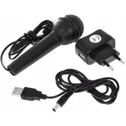 Sintetizator cu microfon pentru copii Ramiz MQ-6152UFB (Black) Thumb