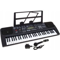 Sintetizator cu microfon pentru copii Ramiz MQ-6152UFB (Black)