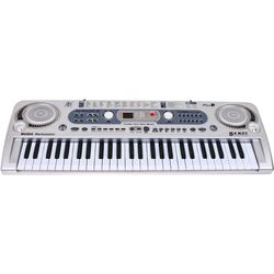 Sintetizator cu microfon pentru copii Ramiz MQ-824USB (Silver) Thumb