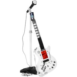 Ghitara cu microfon si amplificator Ramiz Musical Stat ZMU.HK-9010D (White/Black) Thumb