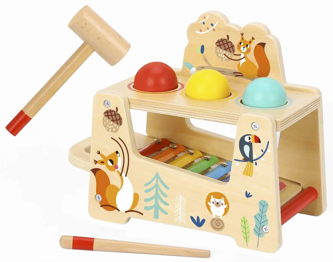 Jucarie muzicala Tooky Toy TF827 (Wood)