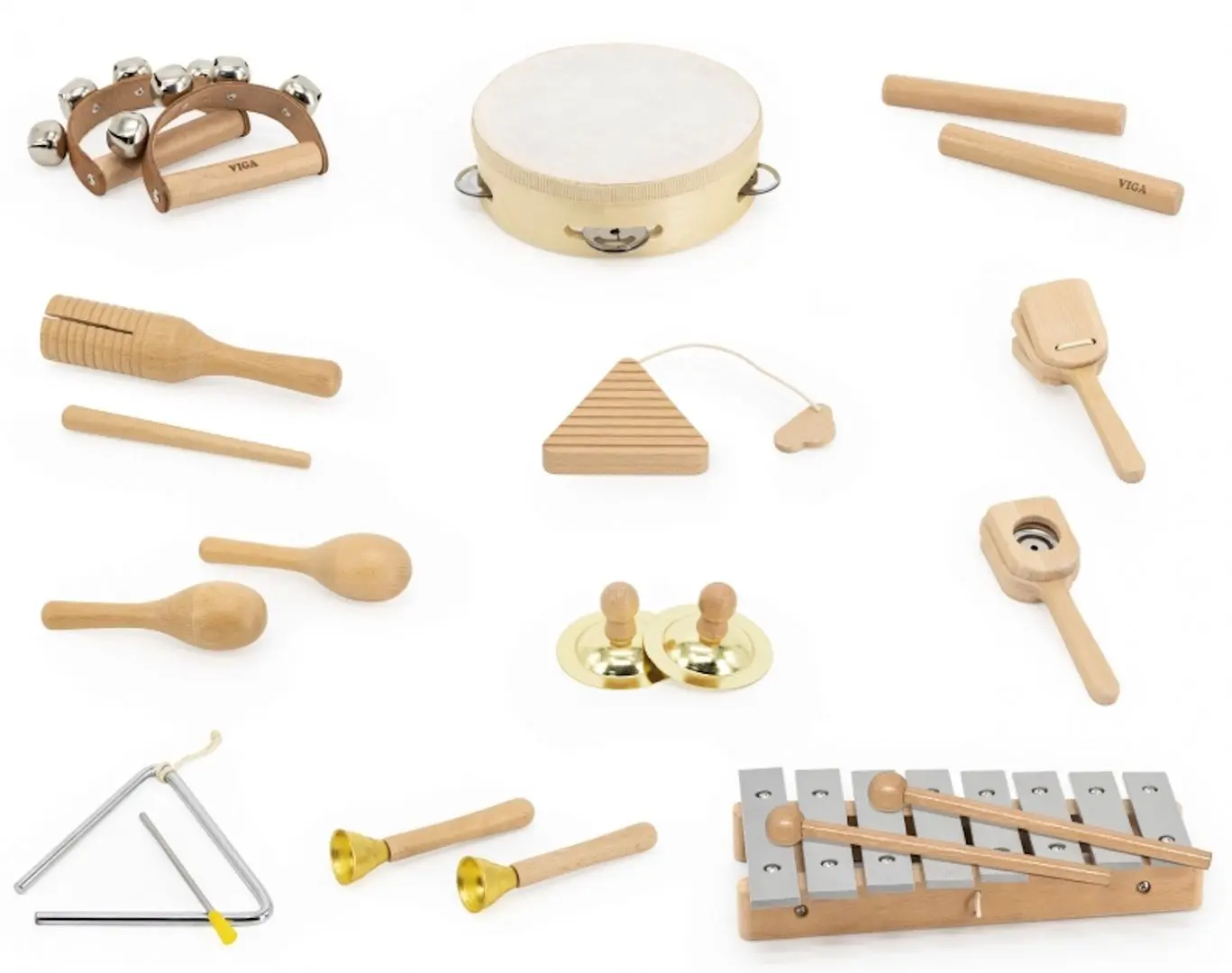 Музыкальный набор Viga 44718 (Wood)