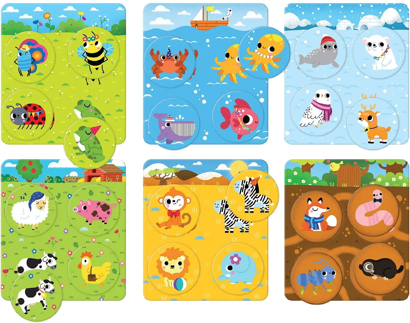 Настольная игра Banana Panda Let's Play Animal Bingo (Multicolor)