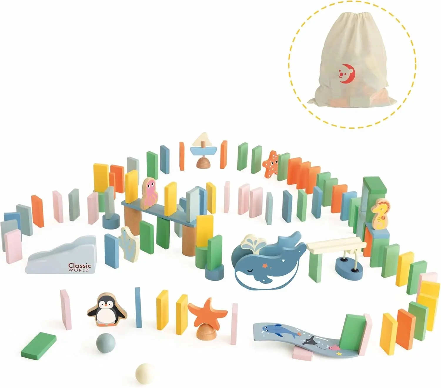 Joc de masa Classic World Domino Ocean - 5