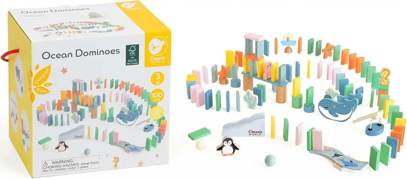 Joc de masa Classic World Domino Ocean - 7