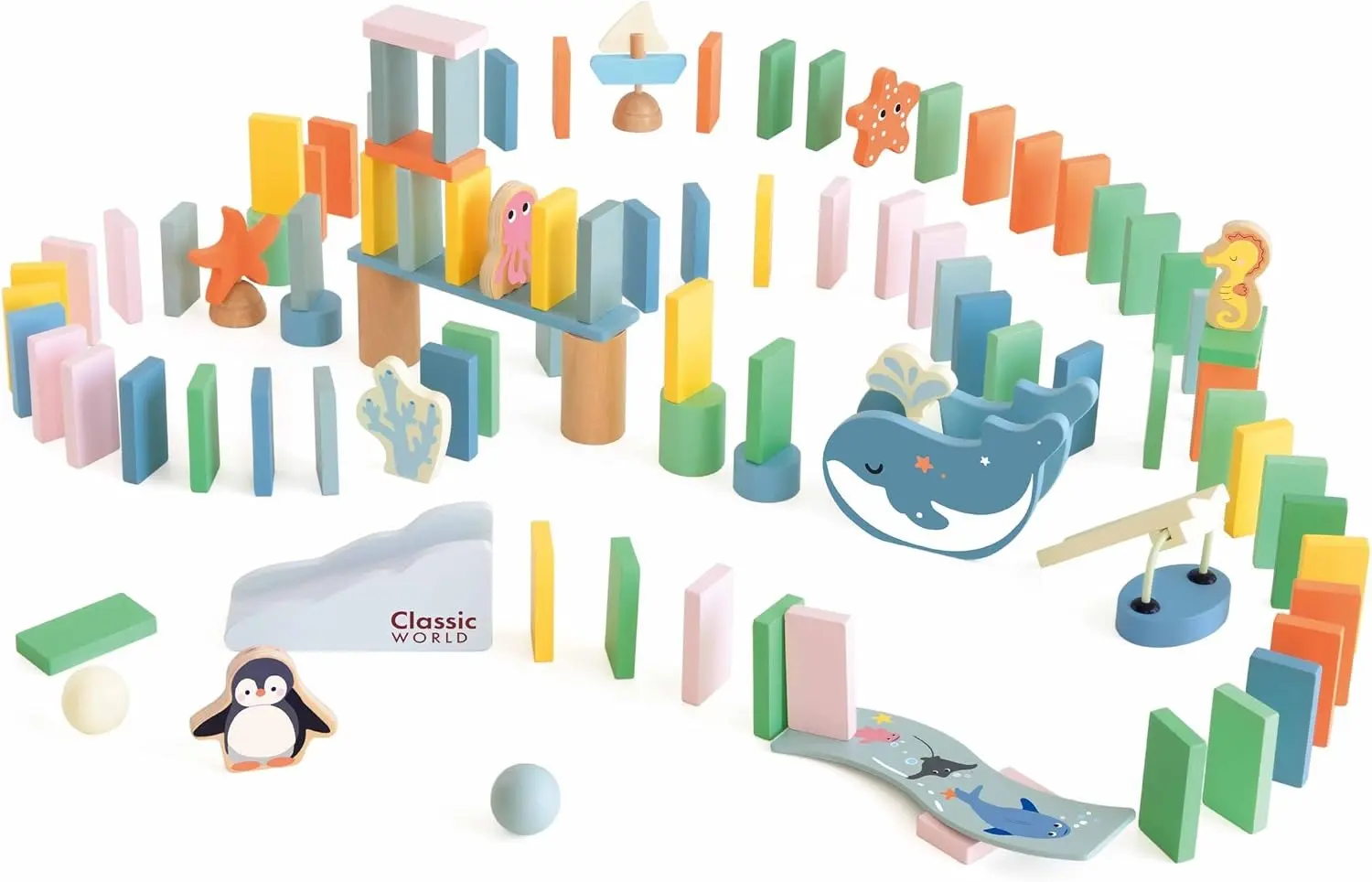 Joc de masa Classic World Domino Ocean