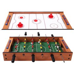 Настольная игра 2в1 Costway TY571923 (Wood) Thumb
