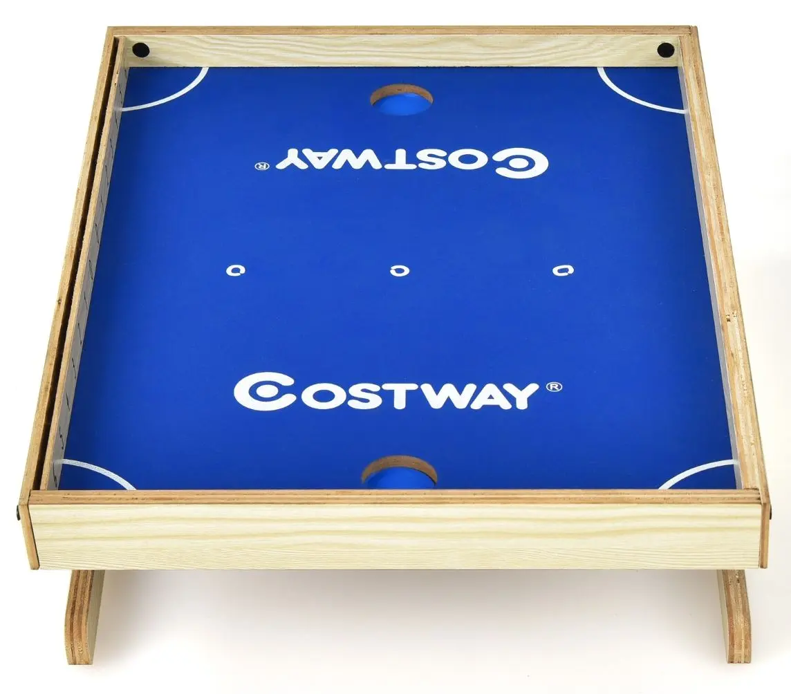 Настольный футбол Costway TY590676 (Natural/Blue) - 10