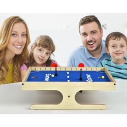 Настольный футбол Costway TY590676 (Natural/Blue) Thumb