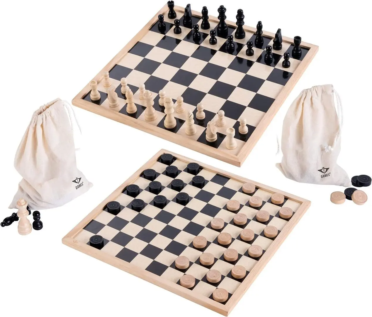 Настольная игра 2в1 Engelhart 170480 (Wood)