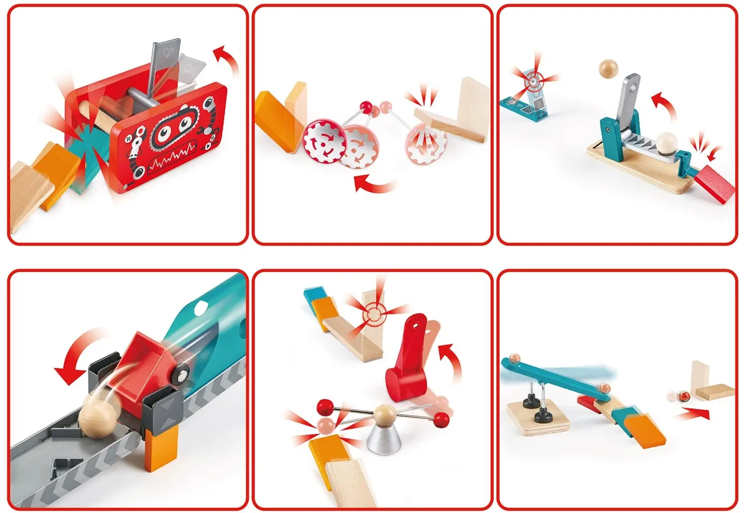 Joc de masa Hape Robot Factory Domino