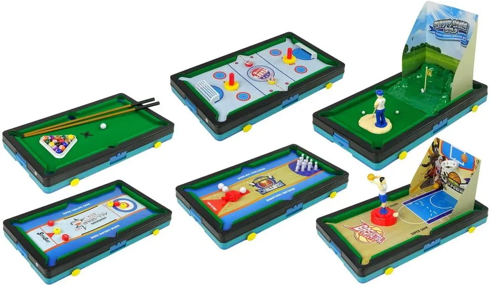 Набор настольных игр 6в1 LeanToys 10261