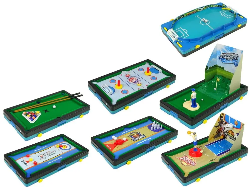 Набор настольных игр 7в1 LeanToys 10260