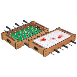 Настольная игра 2в1 LeanToys Foosball 15709 (Wood) Thumb