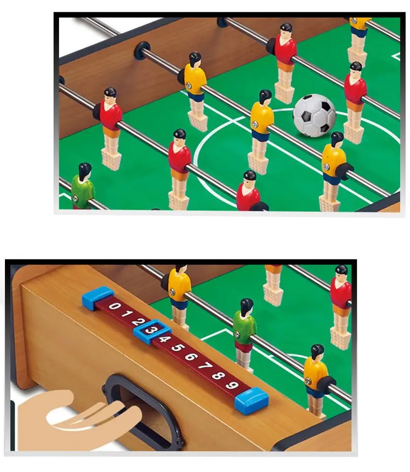 Настольная игра 2в1 LeanToys Foosball 15709 (Wood) - 3